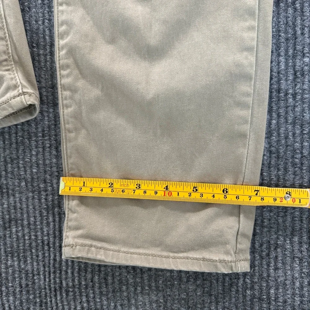 Lucky Brand Mens 121 Slim Straight Pants 32x30 Tan Stretch Cotton